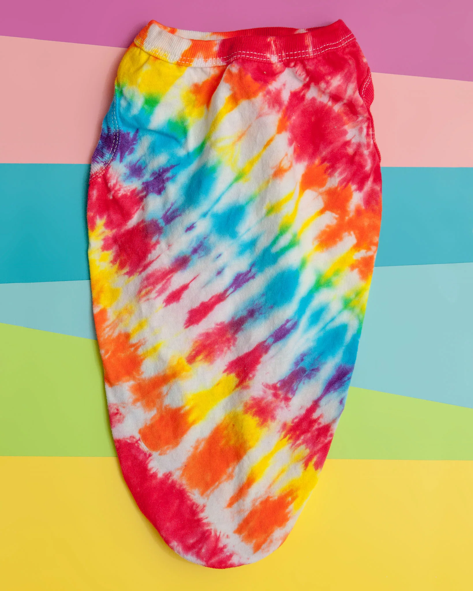 Summer Vibes Rainbow Tie-Dye Tank Top (FINAL SALE)