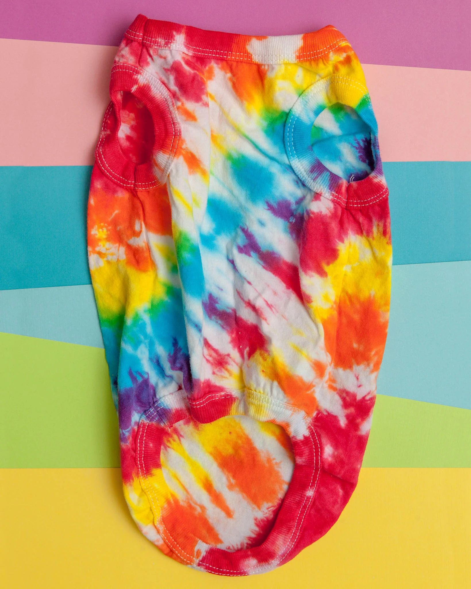 Summer Vibes Rainbow Tie-Dye Tank Top (FINAL SALE) - Image 2