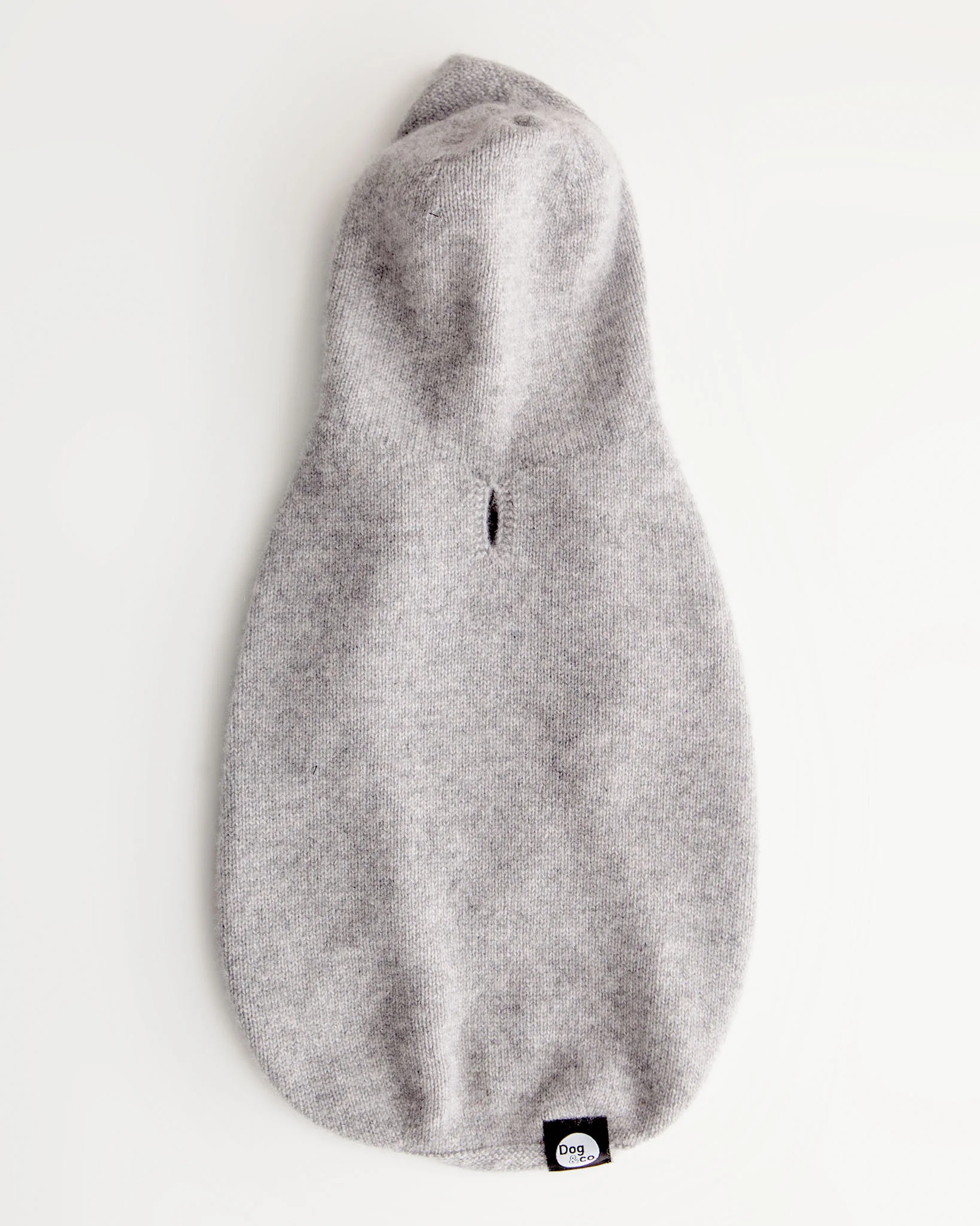 The Marmalady Cashmere Dog Hoodie in Brume Grey (Made in the USA) - Image 3