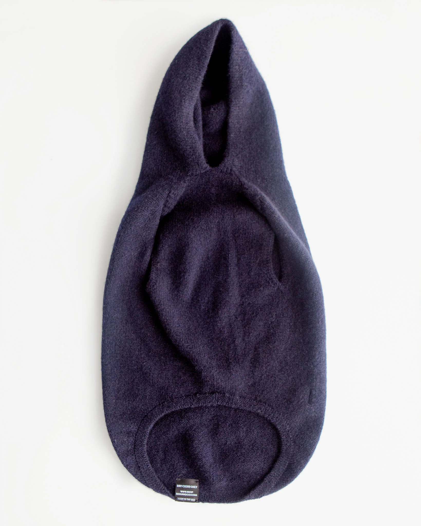 The Marmalady Cashmere Dog Hoodie in Midnight (Made in NYC) (FINAL SALE) - Image 2