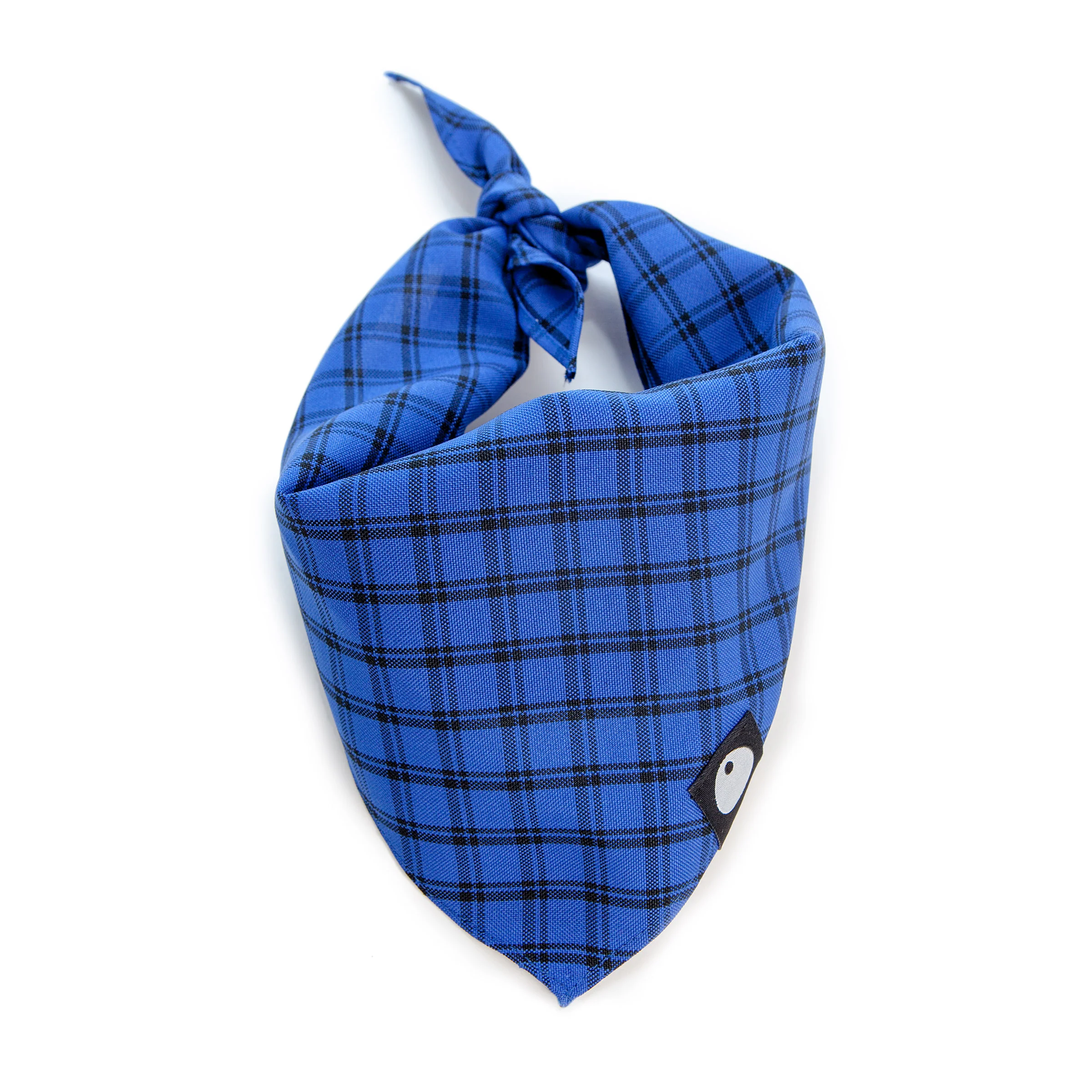 Check Bandana in Cobalt Blue (FINAL SALE) - Image 2