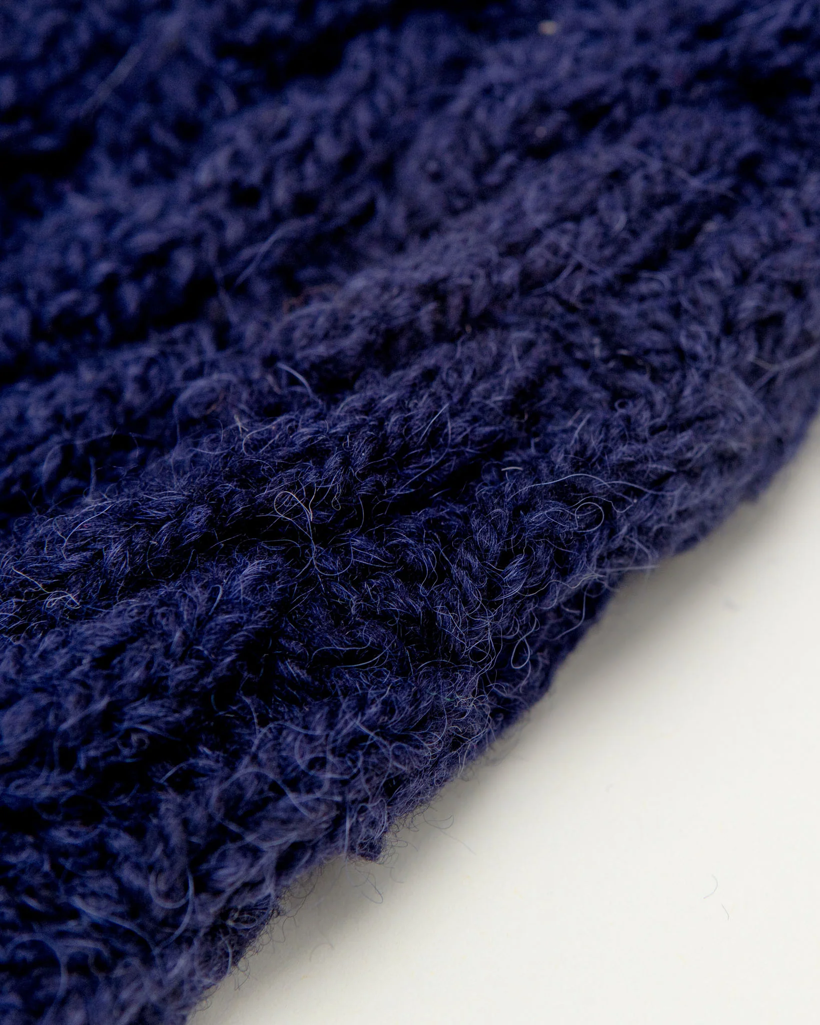 Downtown Roll Neck Dog Sweater in Navy FINAL SALE - Image 4