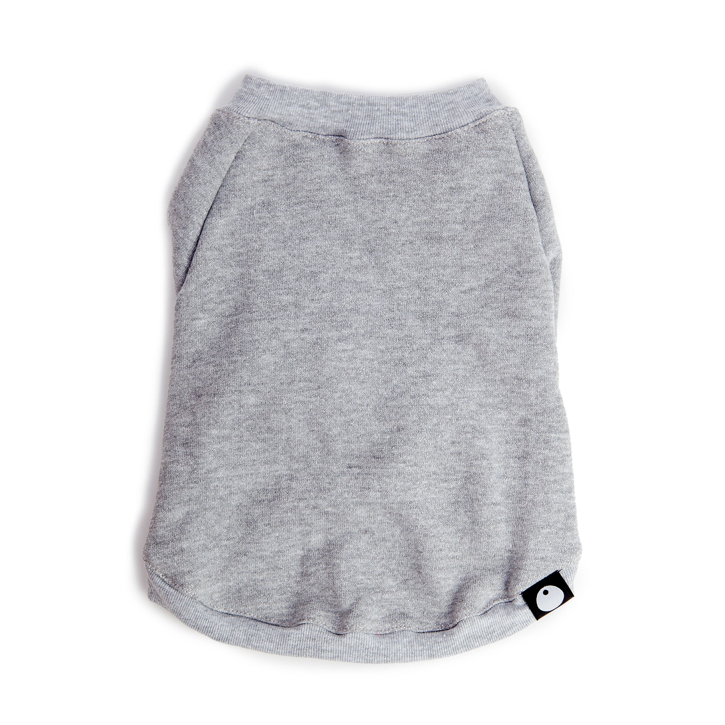 DOG & CO. | MJ Cut-Sleeve Crewneck Sweatshirt in Vintage Grey - Image 2