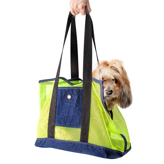 Denim & Mesh Cool Carrier Bag - Image 3