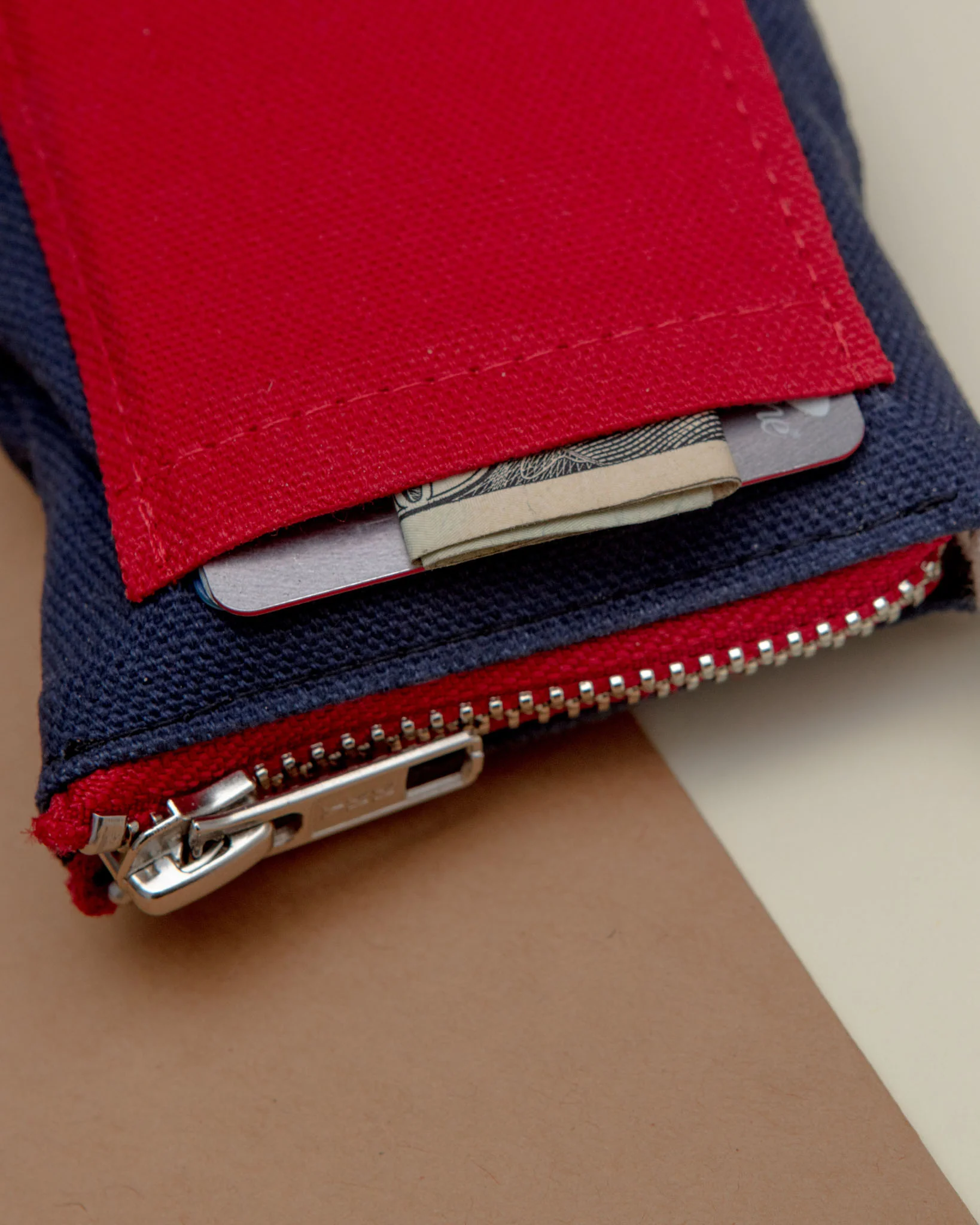 Good Girl Bag Treat + Poop Bag Holder in Navy Canvas (Made in NYC) - Image 8