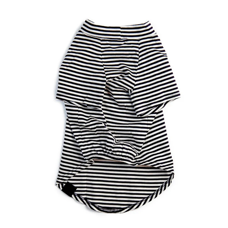 DOG & CO. | Perfect T in Black & White Stripe - Image 3