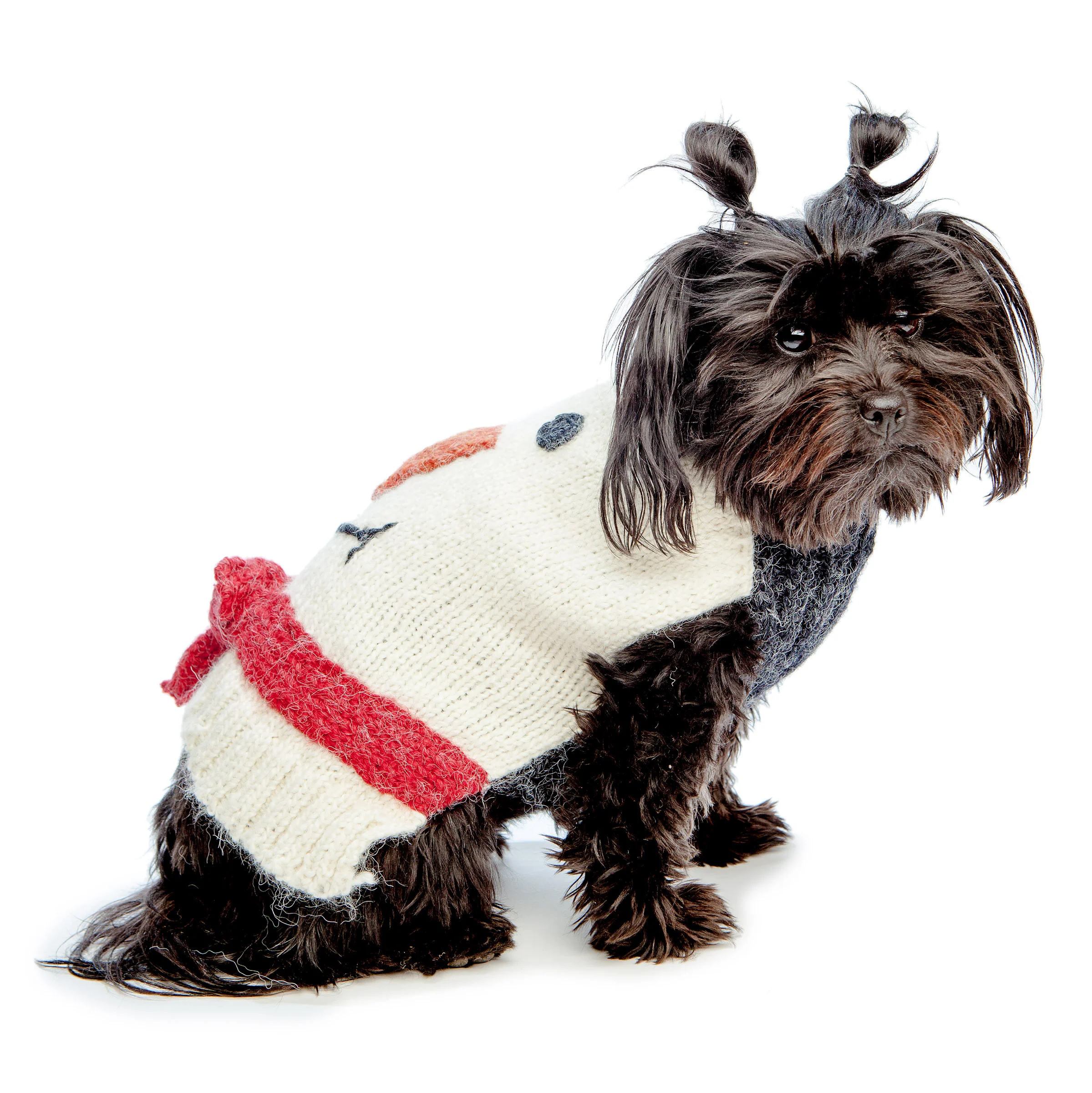 Snowpup Handknit Howliday Dog Sweater - Image 5