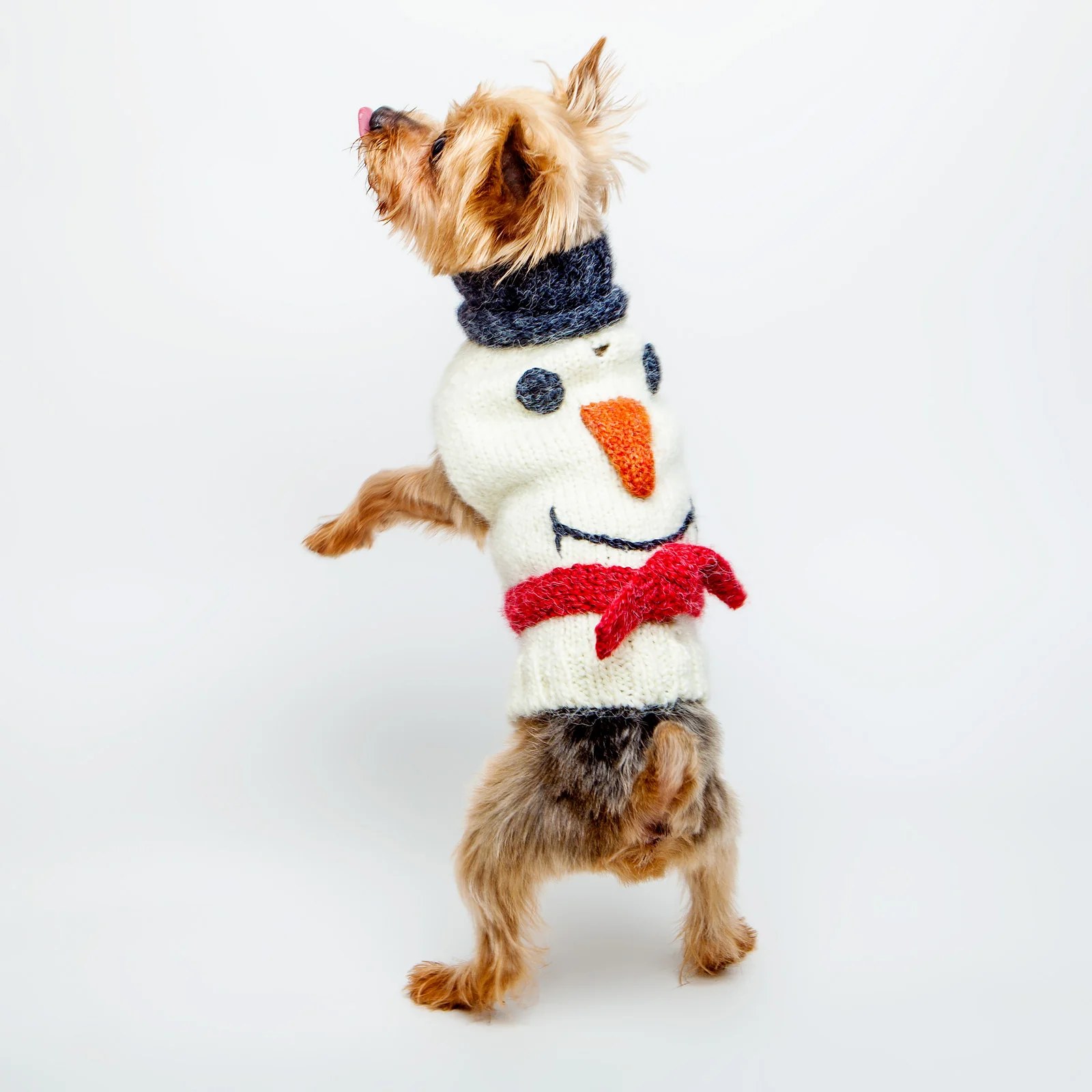 Snowpup Handknit Howliday Dog Sweater - Image 7