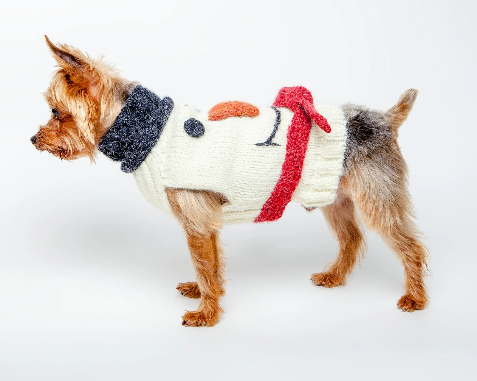 Snowpup Handknit Howliday Dog Sweater - Image 8
