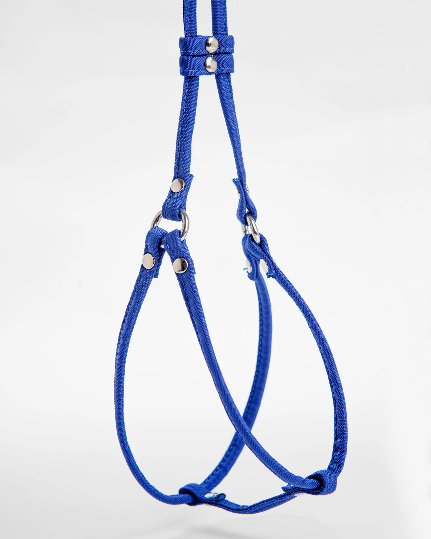 Nylon Step-In Dog Harness in Cobalt Blue (Made in the USA) - Image 2