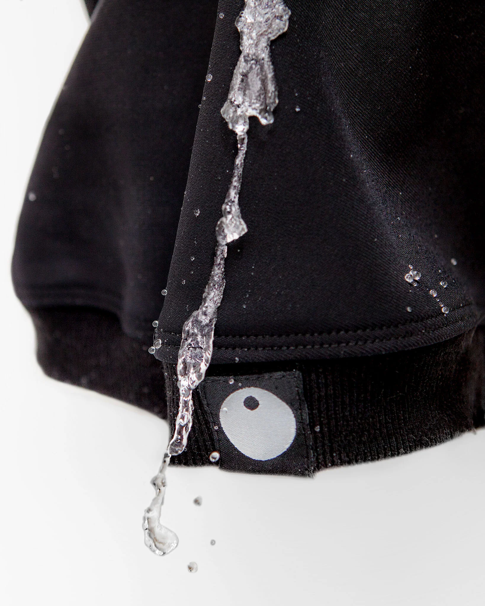 Water Resistant Dog Hoodie in Black - Image 2
