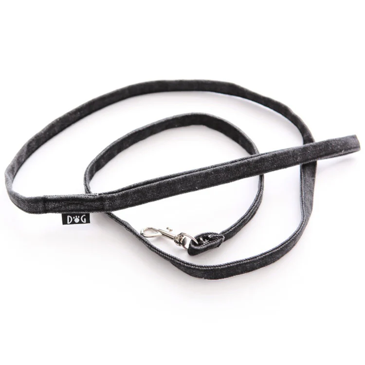 DOG IN THE CLOSET | Black Denim Leash