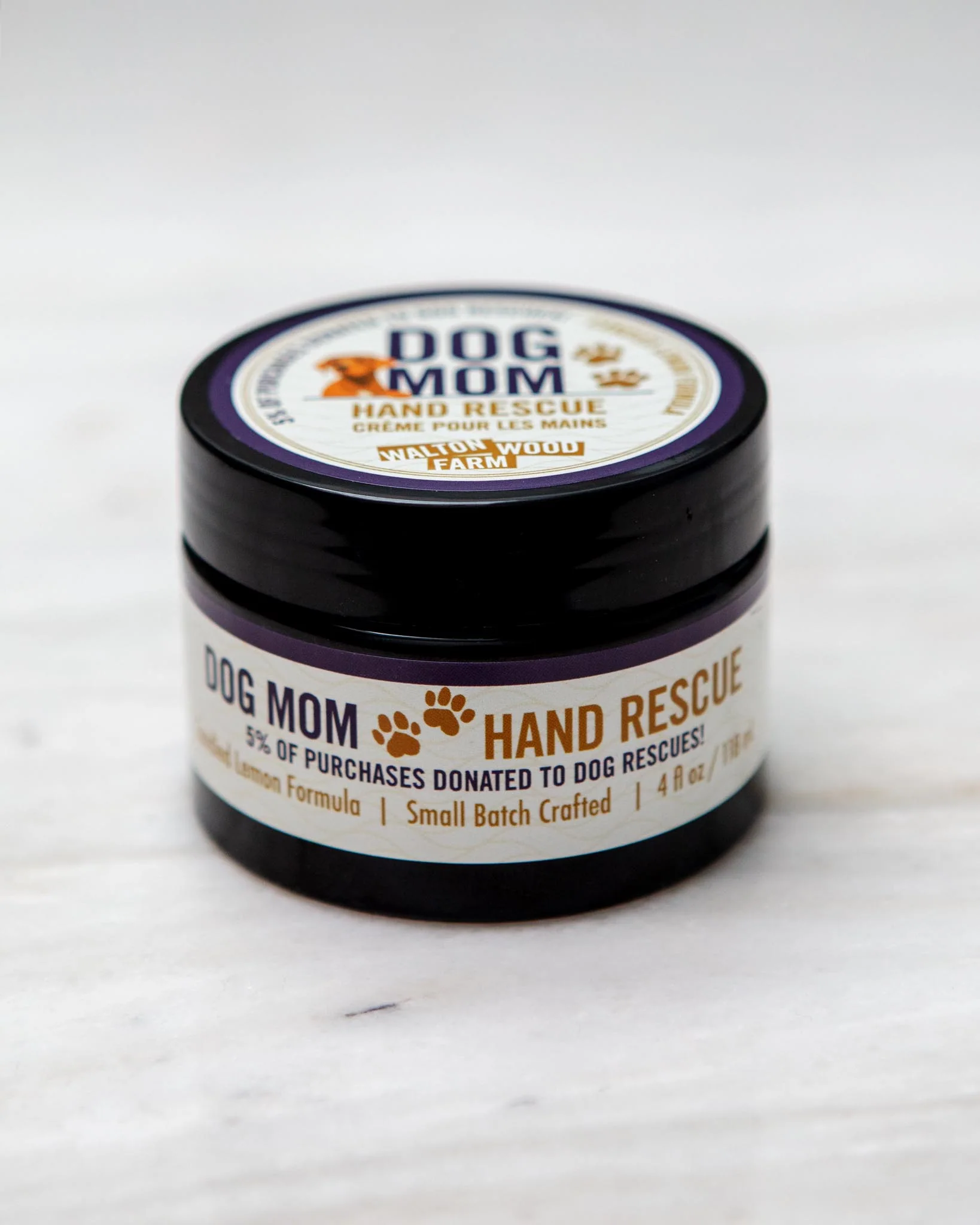 Dog Mom Hand Rescue Cream (Vegan & Cruelty-Free) (4oz) - Image 3