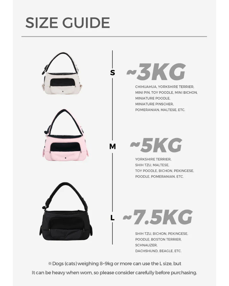 Crossbody Sling Dog Carrier Bag in Black, Beige or Olive (Airline Approved) - Image 19