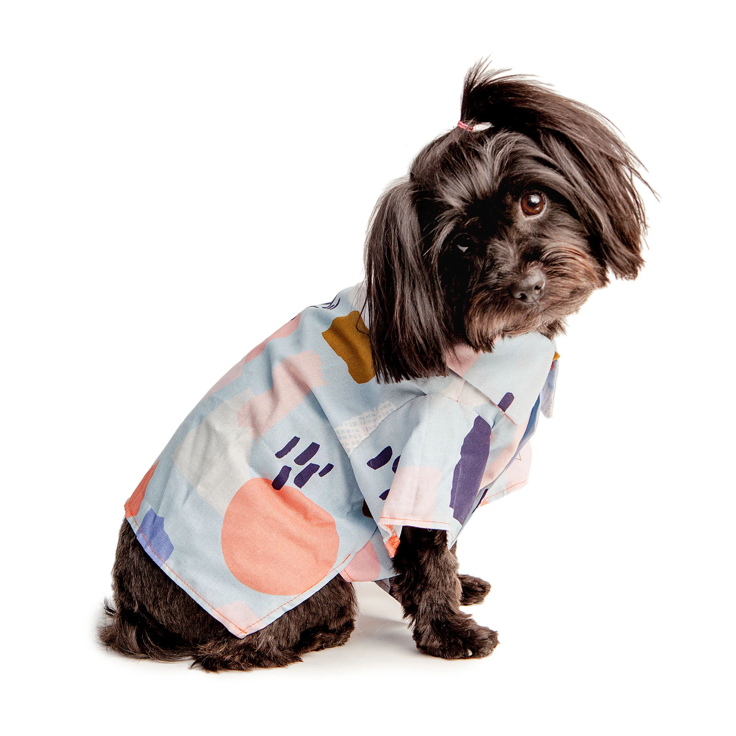 Pop Art Button Down Dog Shirt - Image 3
