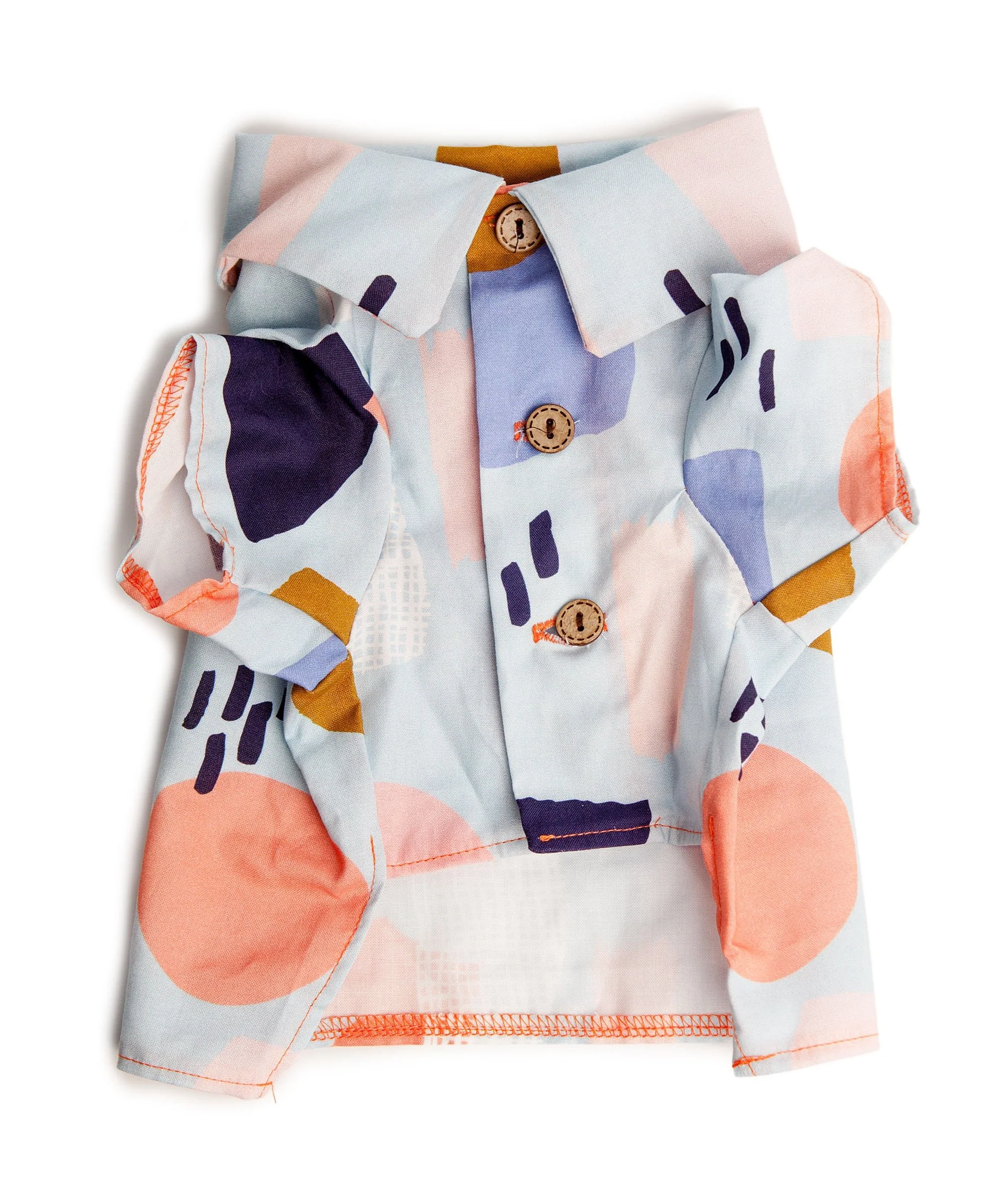 Pop Art Button Down Dog Shirt - Image 4
