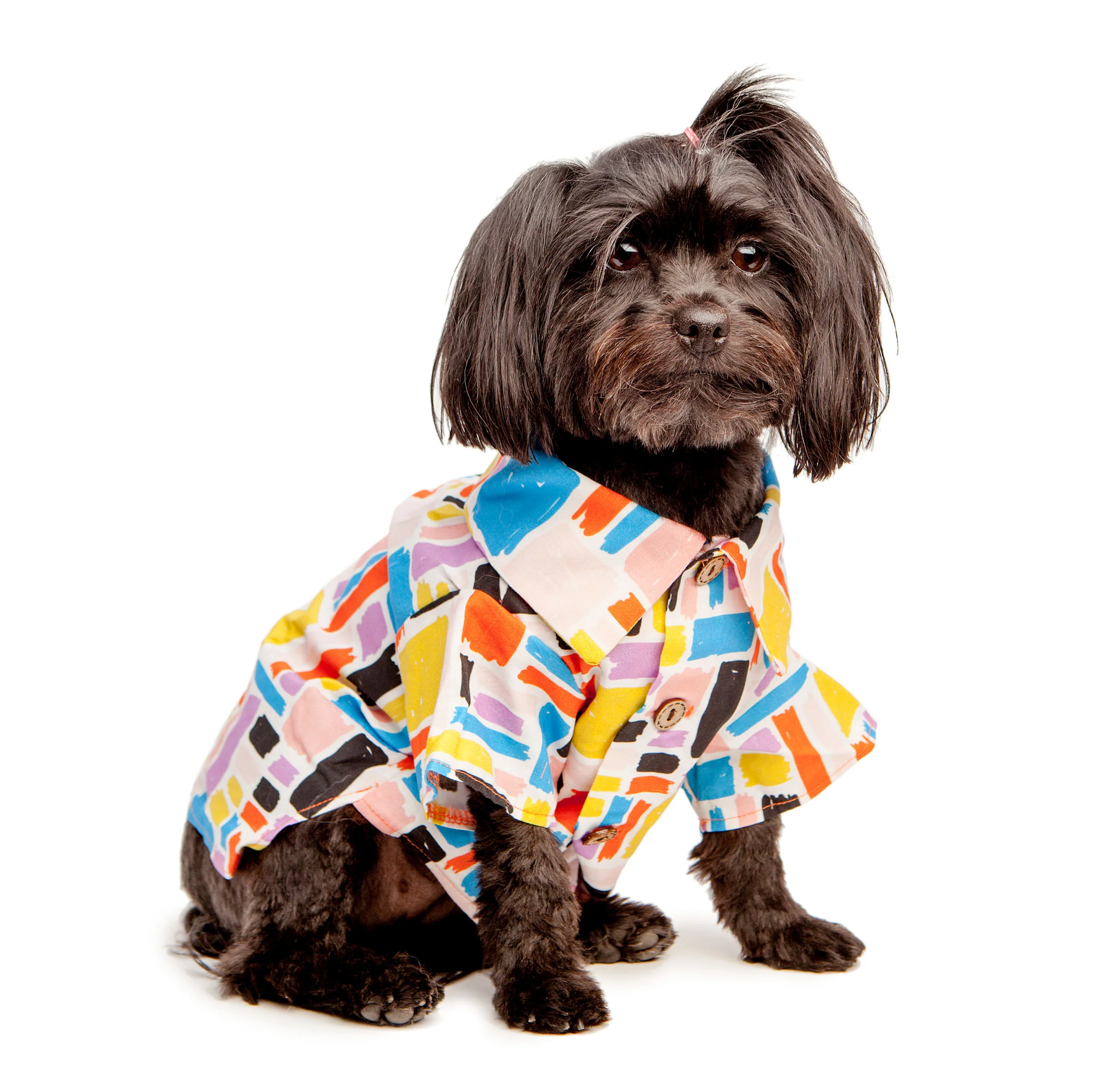 DOG THREADS | Modern Abstract Shirt in Pink - Image 2
