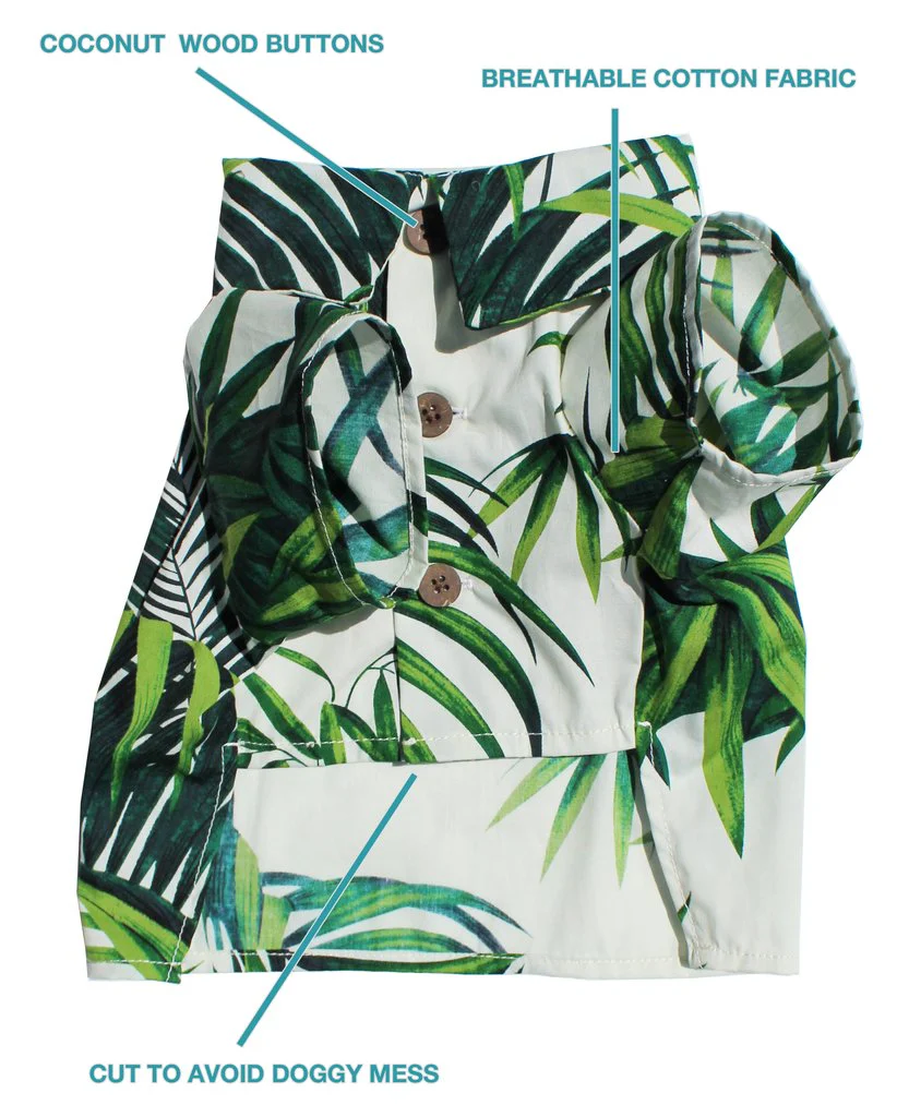 DOG THREADS | Havana Palms BBQ Shirt - Image 2