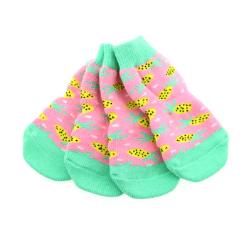 Non-Skid Dog Socks in Pineapple (FINAL SALE) - Image 5
