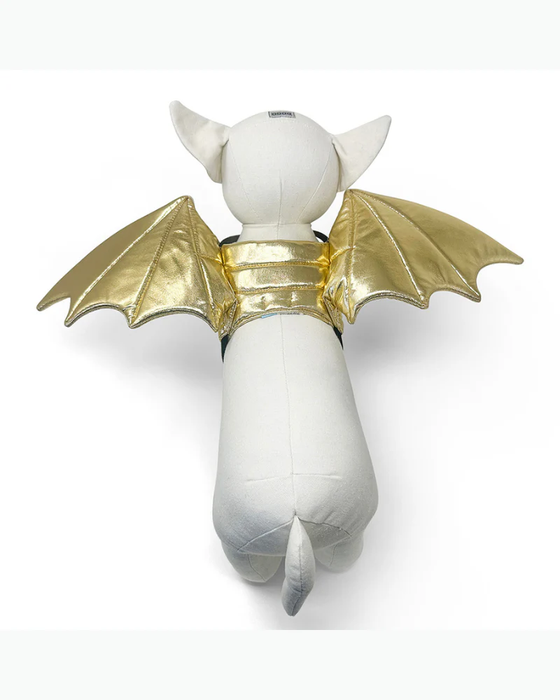 Adjustable Tie-On Howl-O-Ween Gold Dragon Wings - Image 2