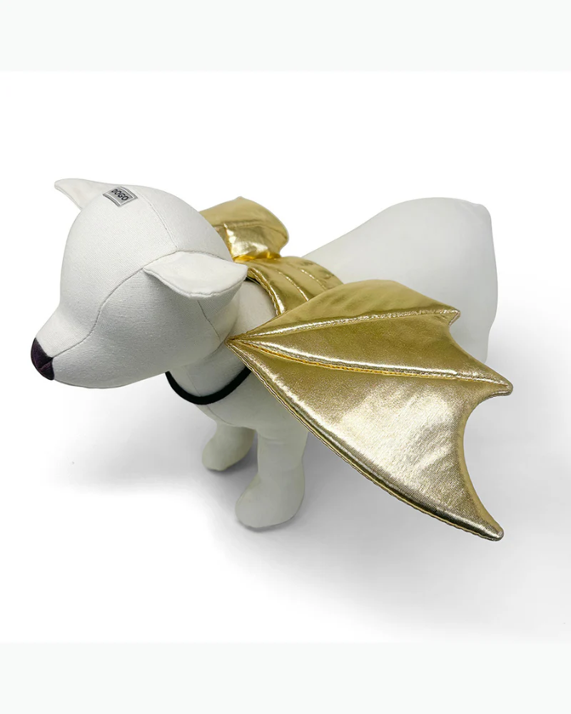 Adjustable Tie-On Howl-O-Ween Gold Dragon Wings - Image 5