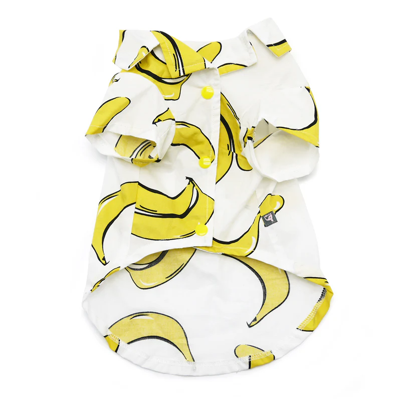 Banana Button Down Dog Shirt (FINAL SALE) - Image 3