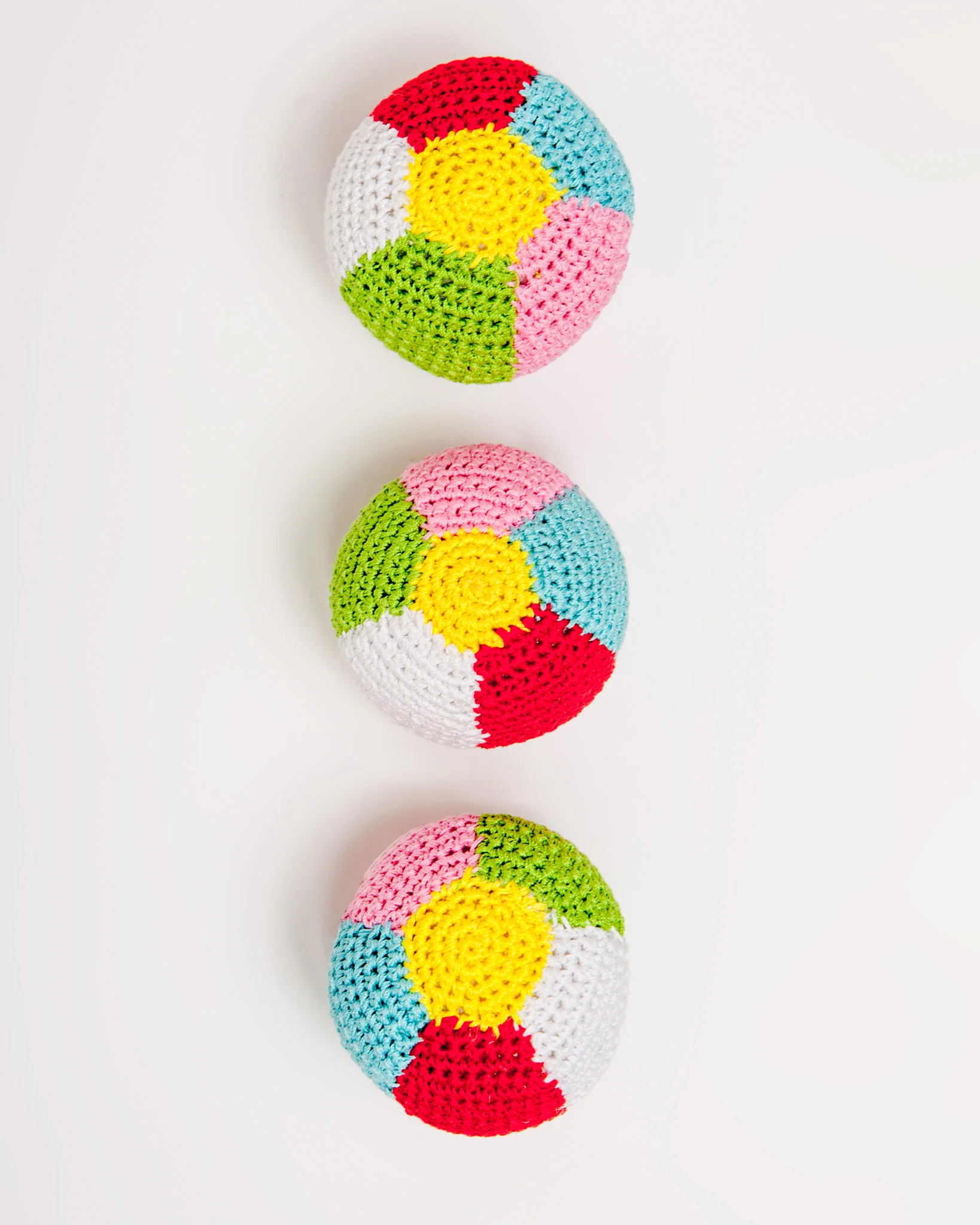 Beach Ball Squeaky Knit Dog Toy (FINAL SALE) - Image 3