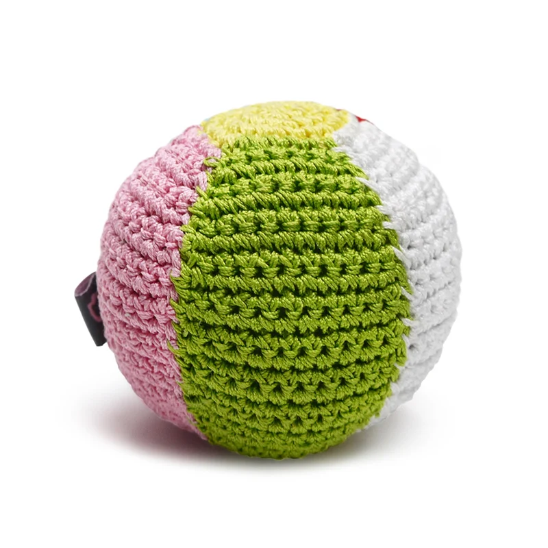 Beach Ball Squeaky Knit Dog Toy (FINAL SALE) - Image 5