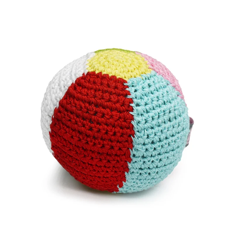 Beach Ball Squeaky Knit Dog Toy (FINAL SALE) - Image 6