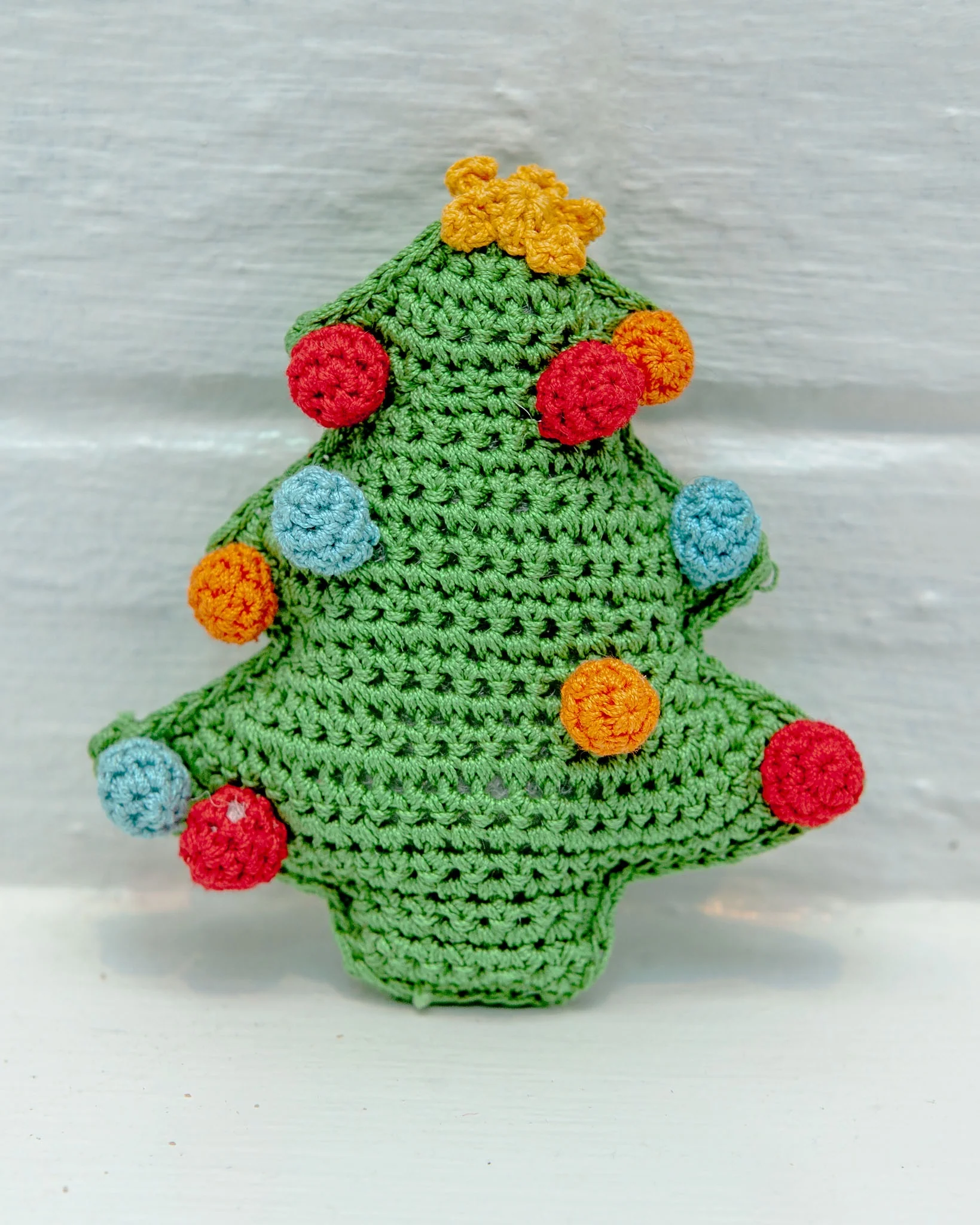 Christmas Tree Organic Knit Dog Toy