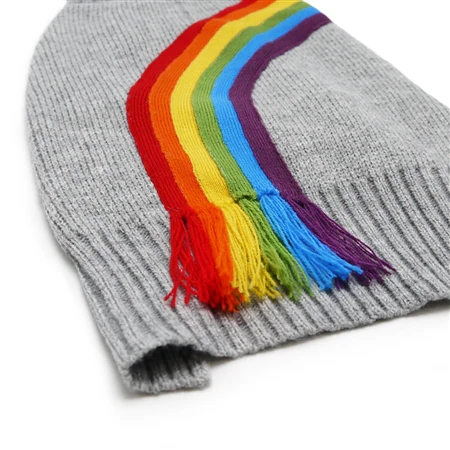 Rainbow Fringe Knit Dog Sweater (FINAL SALE) - Image 5