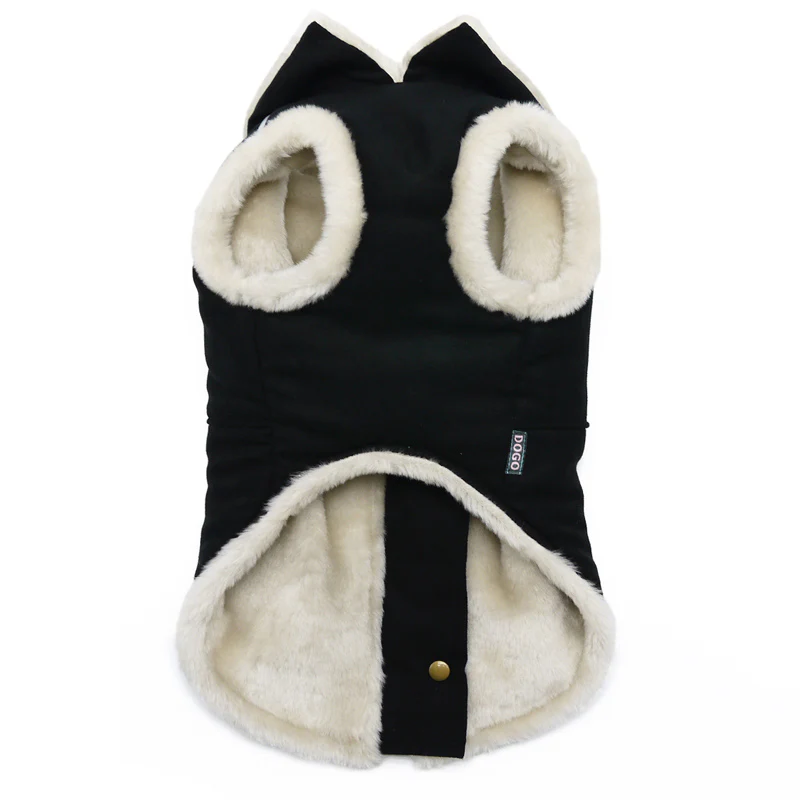 DOGO | Furry Runner Coat in Black (BIG DOG SALE) - Image 3