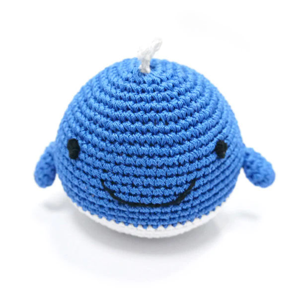 Knit Whale Squeaky Dog Toy - Image 3