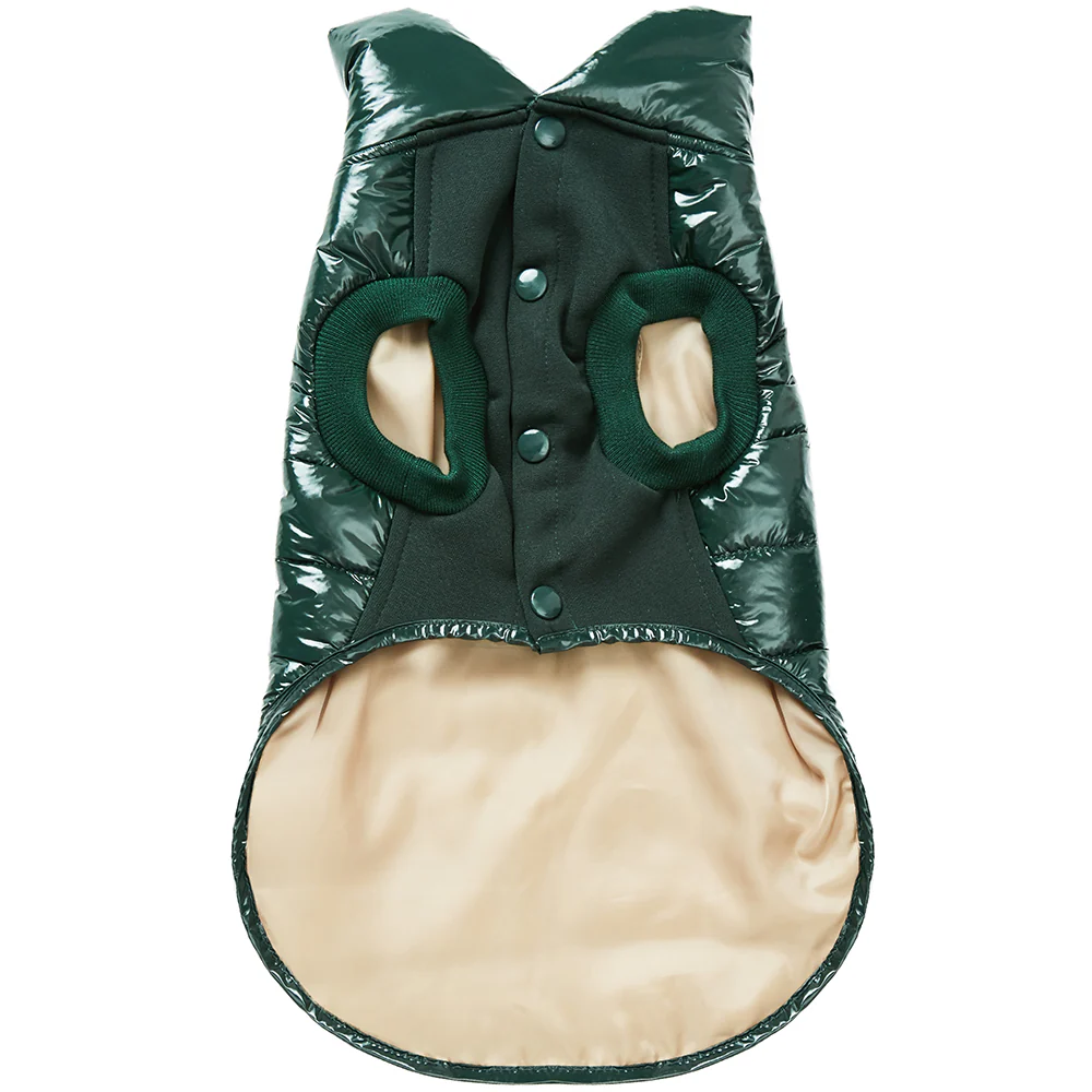All Weather Quilted Puffer Jacket in Hunter Green (FINAL SALE) - Image 3