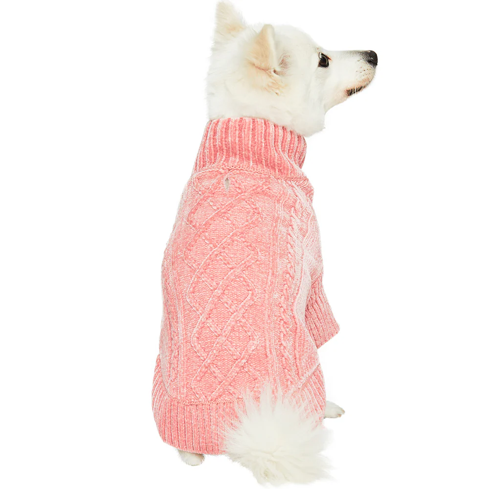 Cozy Chenille Sweater in Dusty Rose (FINAL SALE) - Image 3