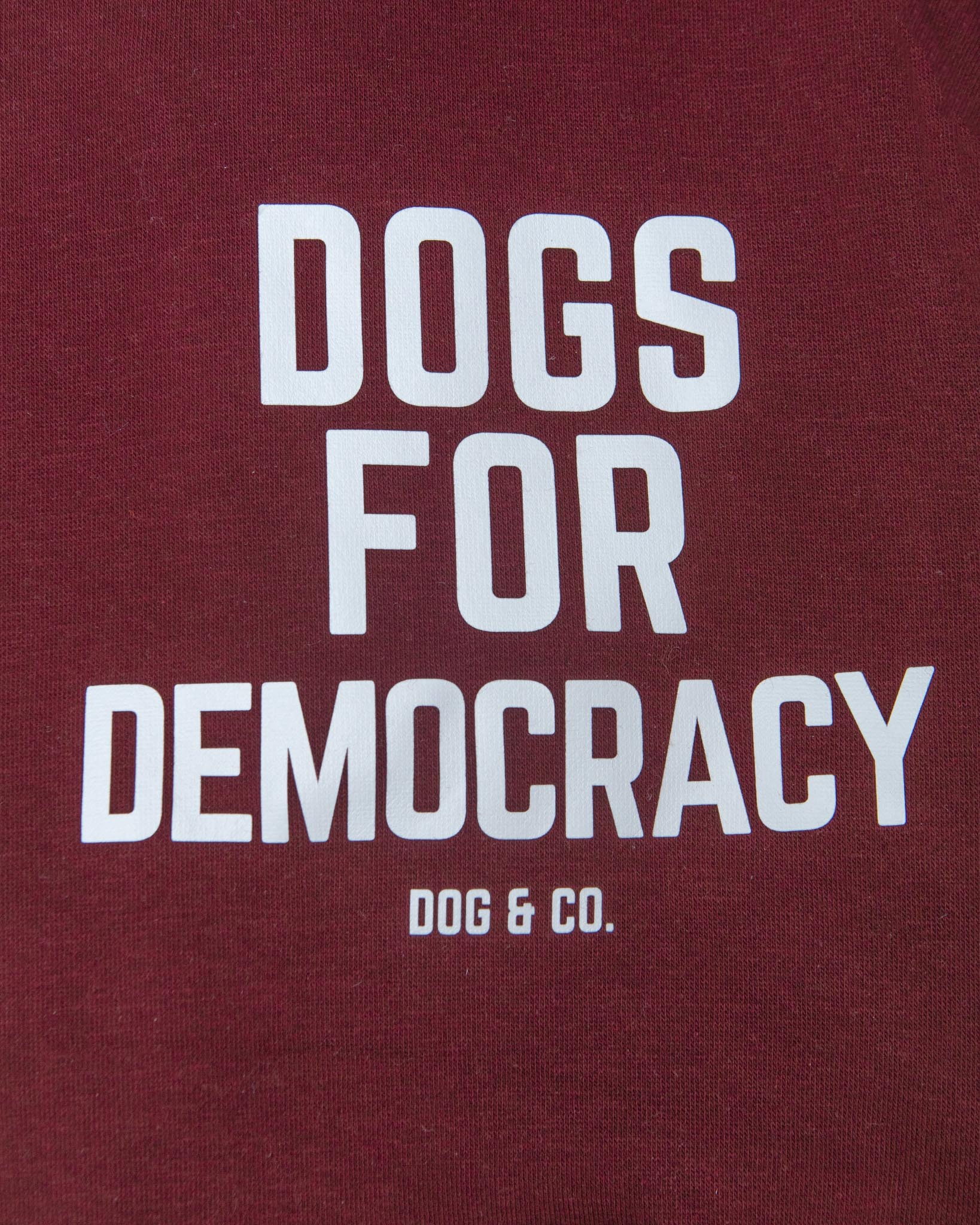 *Dogs for Democracy* Graphic Dog Hoodie (Proceeds Benefit the ACLU) - Image 4