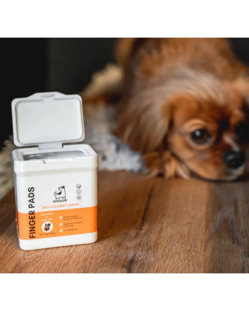 Dog Dental Cleaning Finger Wipes - Image 6
