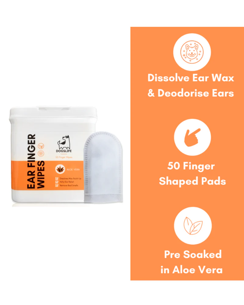 Ear Cleaning Finger Wipes for Dogs - Image 5