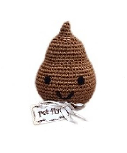 Doodie the Poo Organic Knit Dog Toy (FINAL SALE) - Image 2