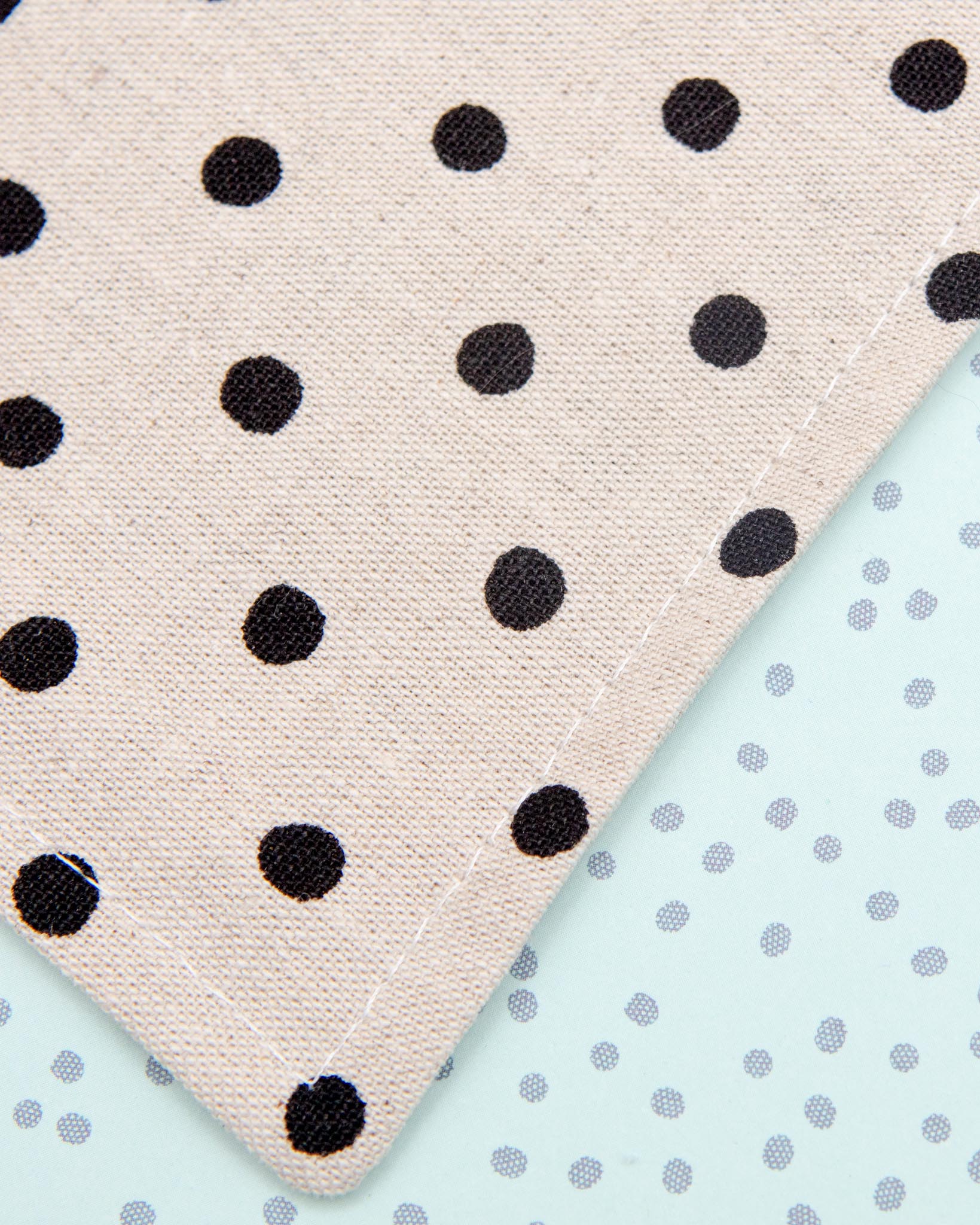 Dottie Canvas Dog Bandana in Polka Dot<br>(Made in the USA) (FINAL SALE) - Image 2