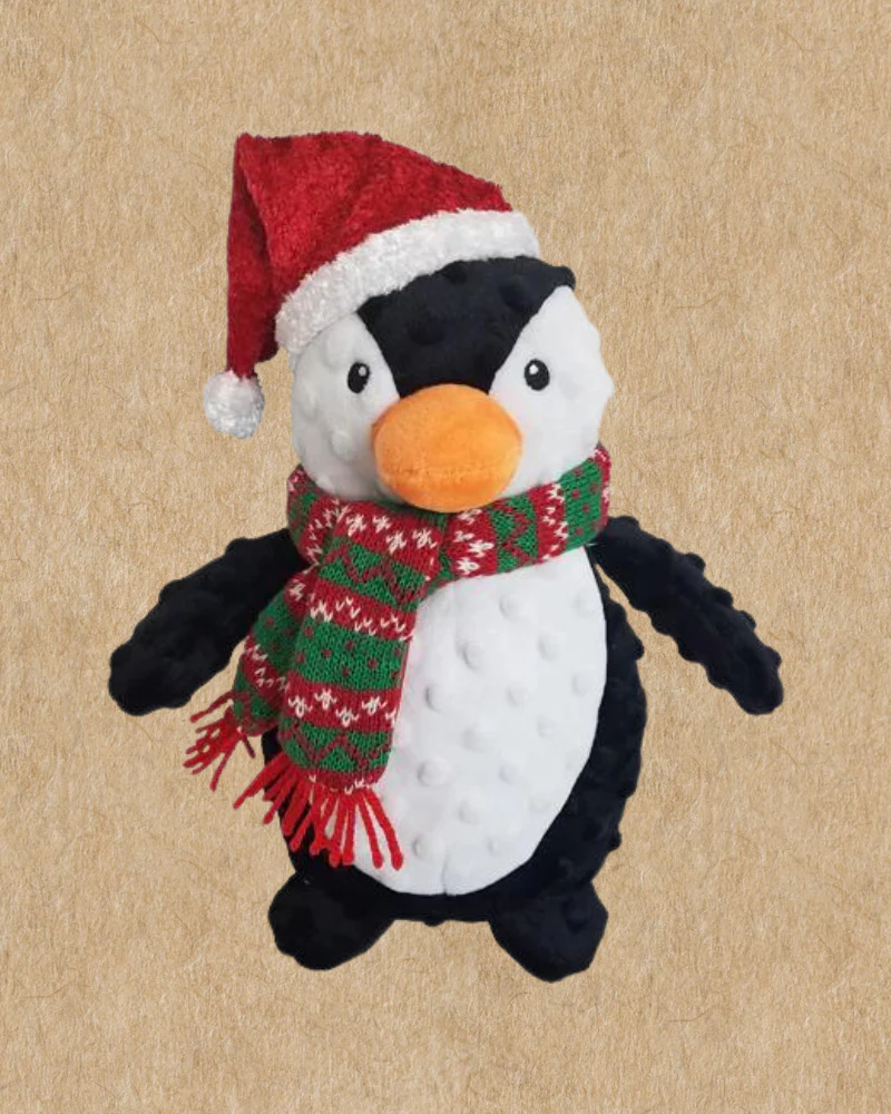 Hugsy Friend the Penguin Squeaky Plush Dog Toy - Image 2