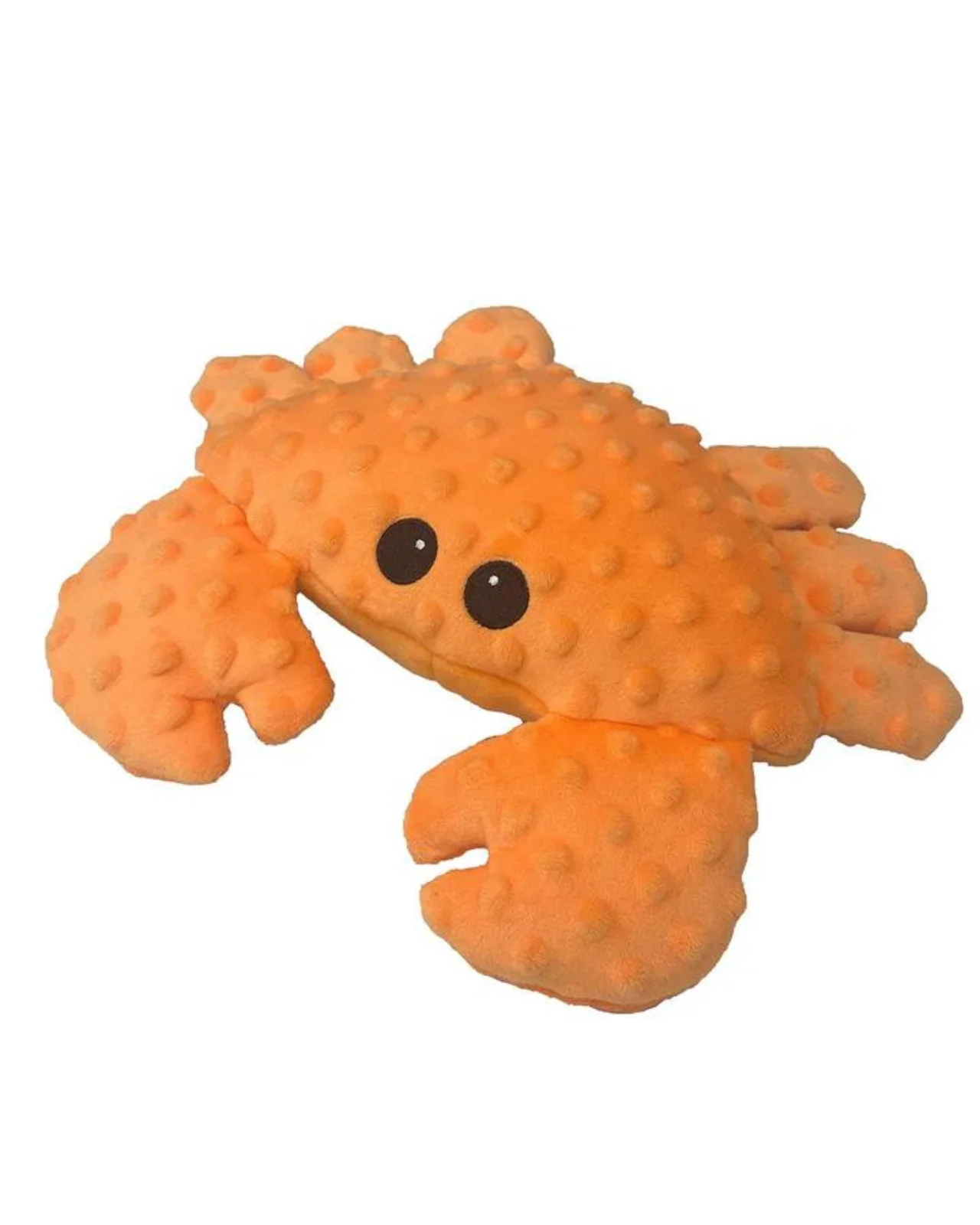 Dotty the Crab Squeaky Plush Dog Toy - Image 3