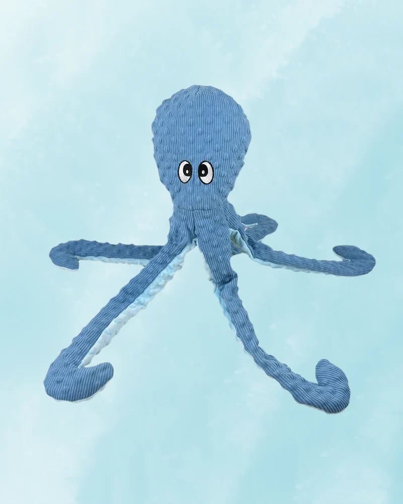 Dotty the Octopus Squeaky Plush Dog Toy (26") - Image 2
