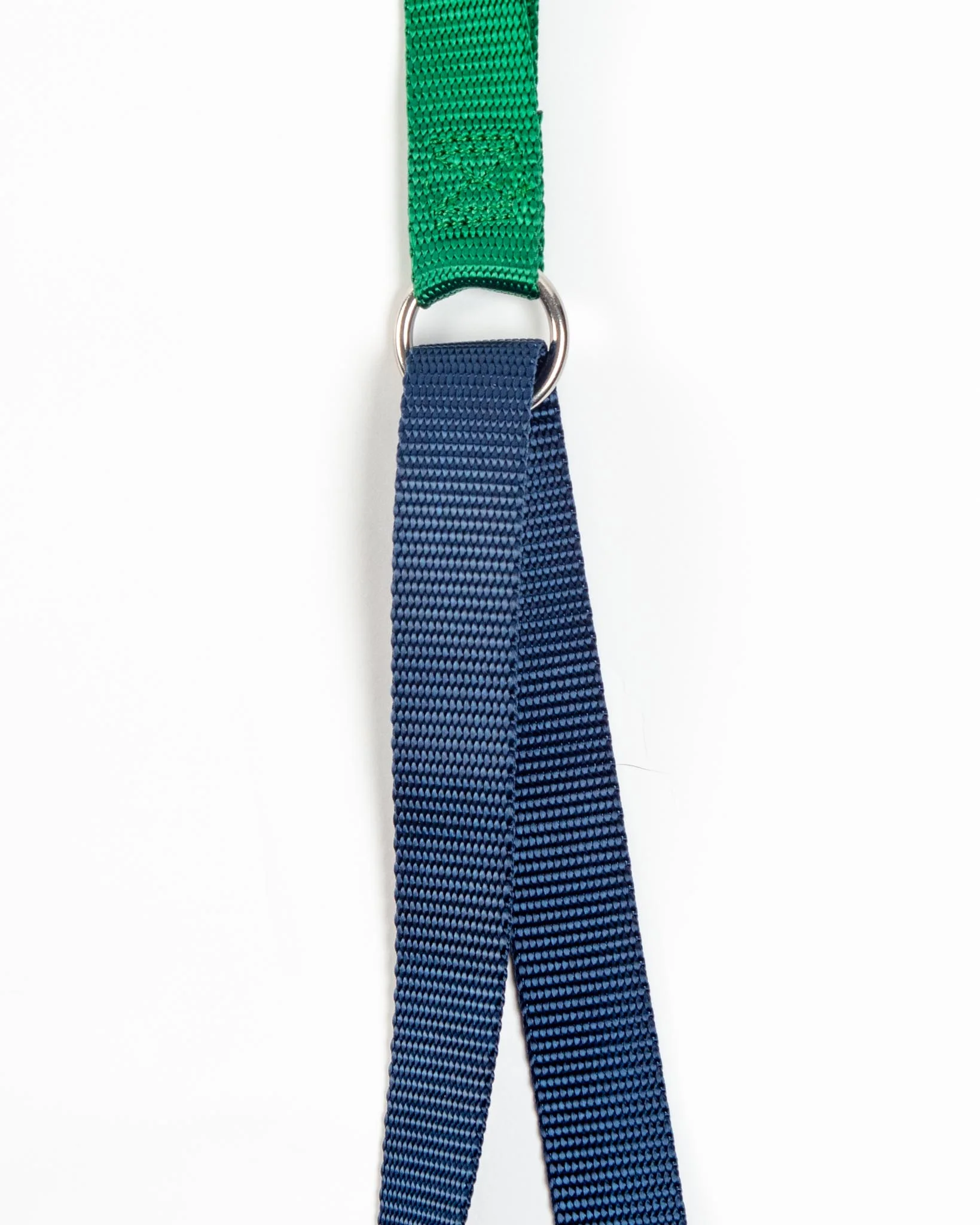 Double Clip Training Leash in Hunter Green + Navy (Made in the USA) - Image 2