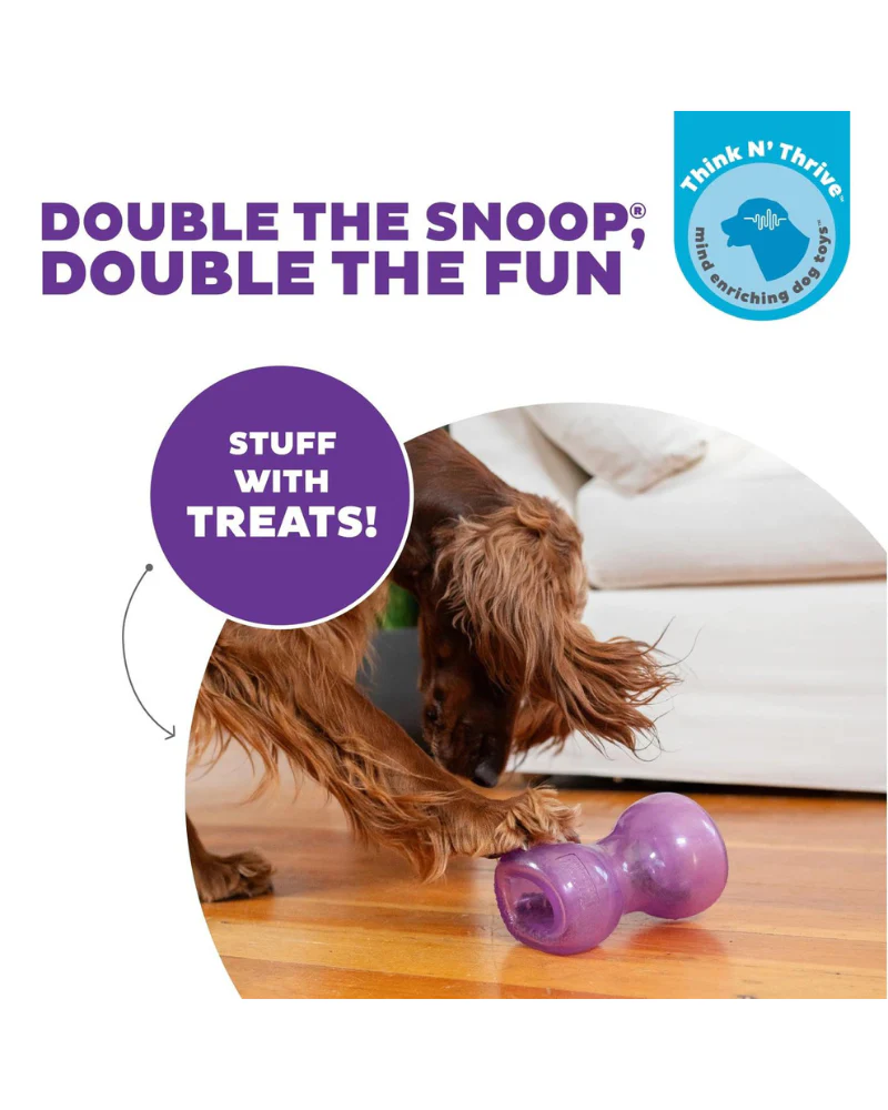 Double Snoop Interactive Dog Toy (Made in the USA) - Image 4
