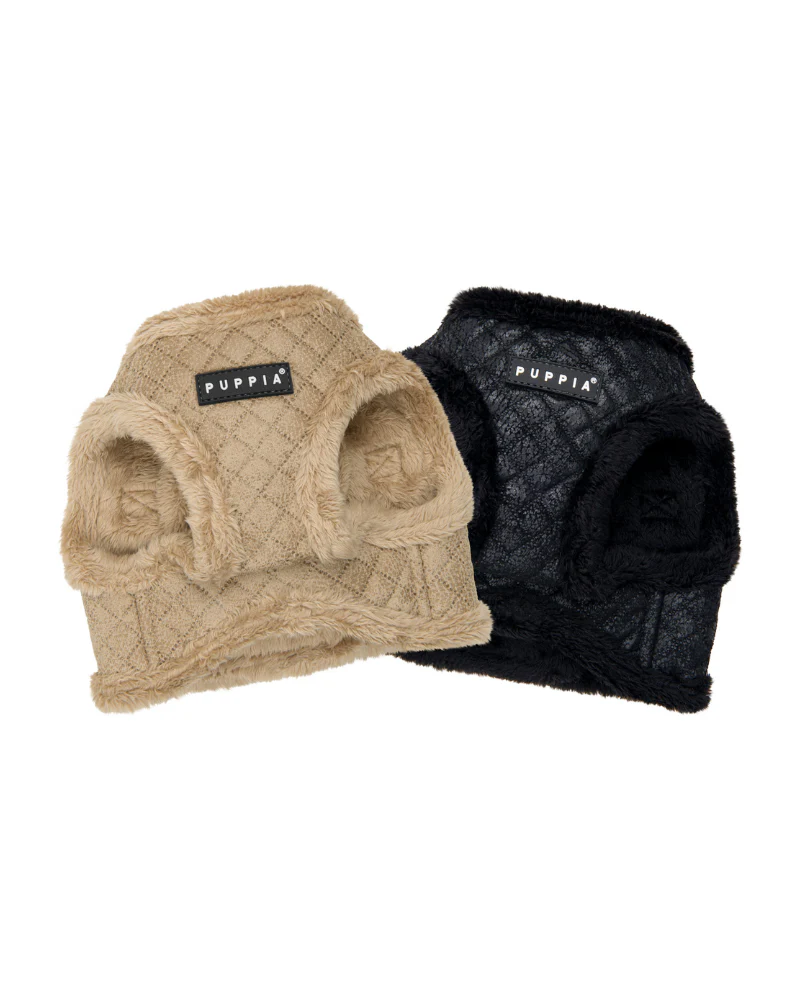 Douglas Quilted Vest Harness in Beige or Black - Image 2