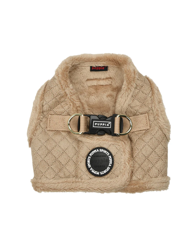 Douglas Quilted Vest Harness in Beige or Black - Image 4