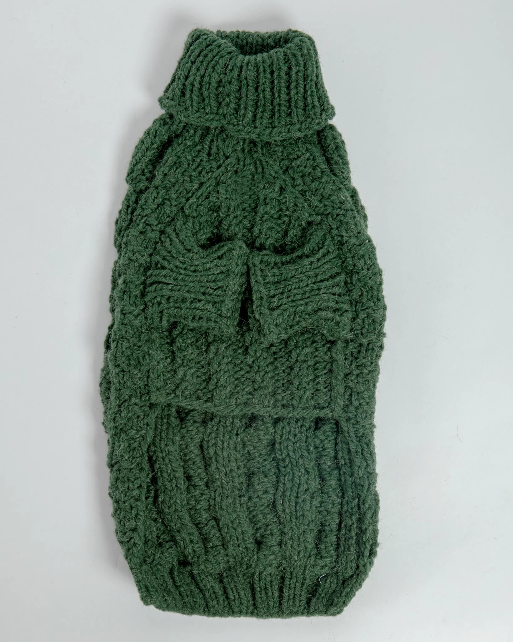 Downtown Roll Neck Dog Sweater in Evergreen (FINAL SALE) - Image 6