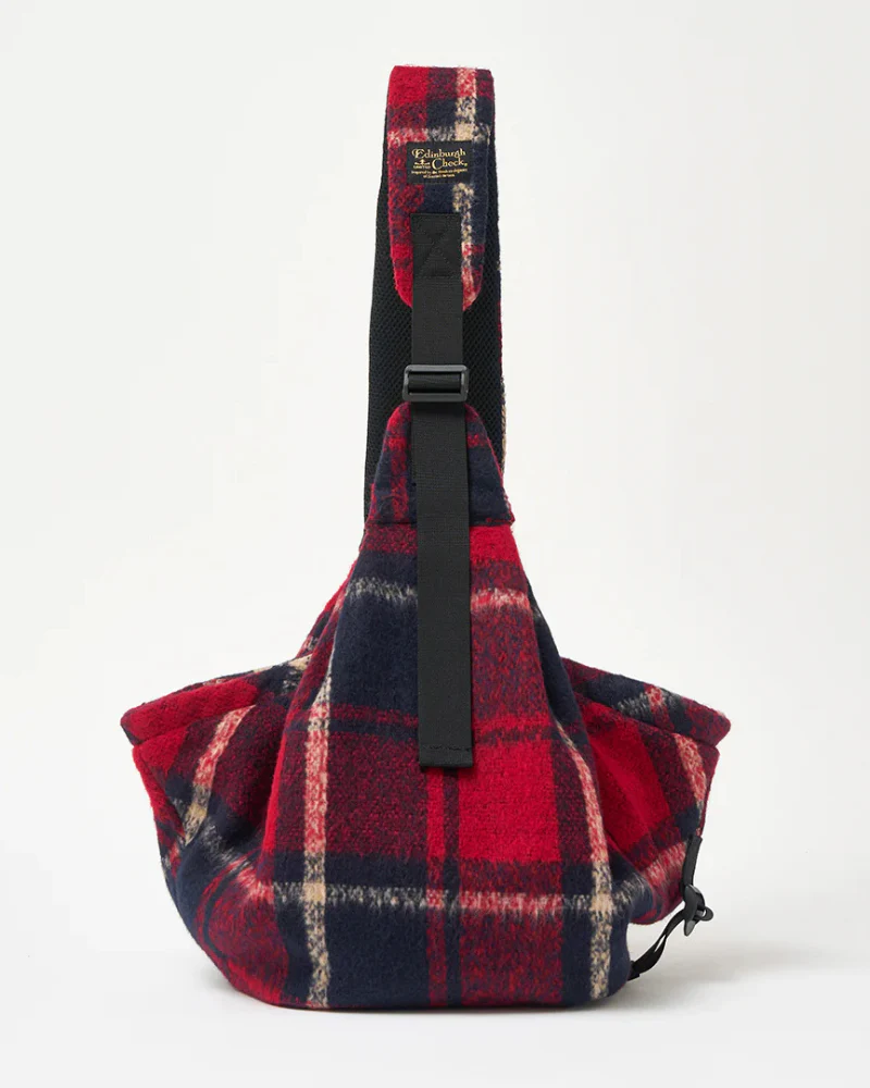 Dumpling Dog Sling Bag in Edinburgh Check - Image 5