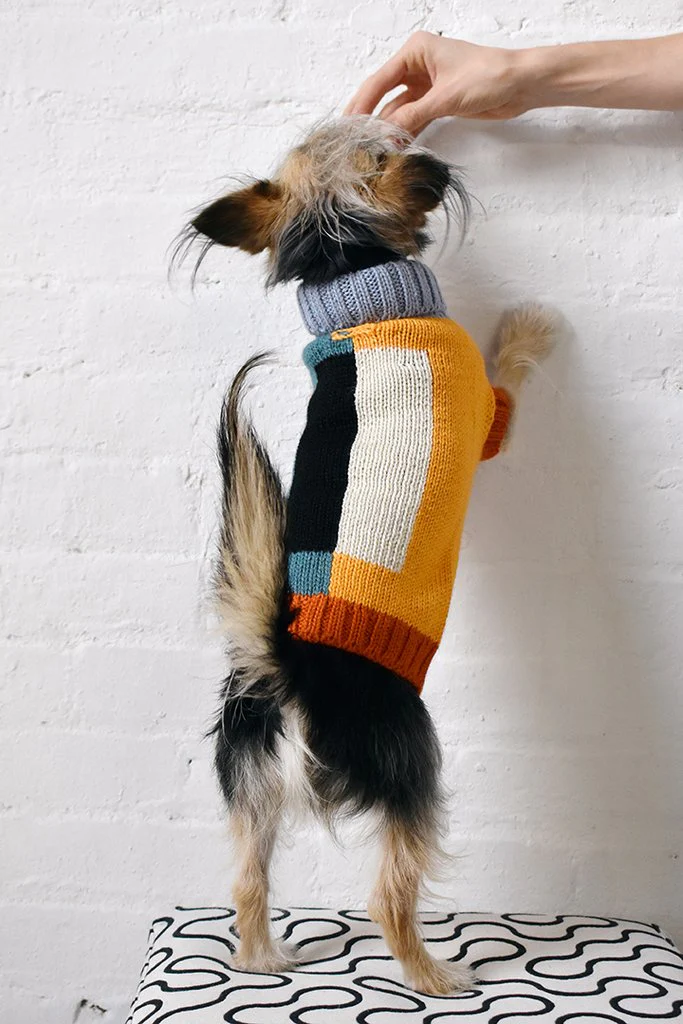 DUSEN DUSEN | Block Dog Sweater